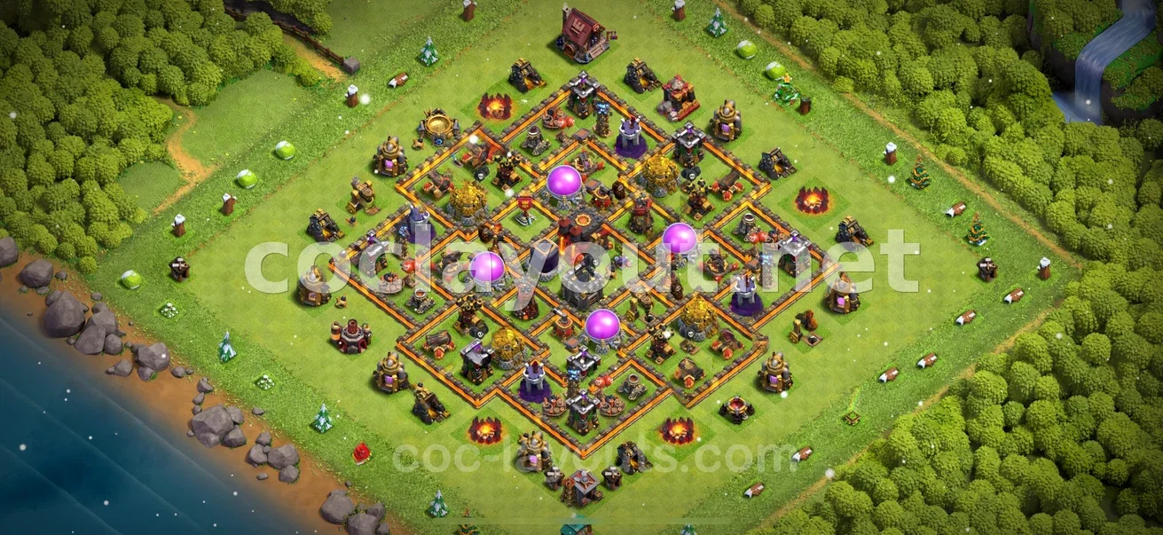Effective Hybrid Base for TH10 – TH10 layout preview