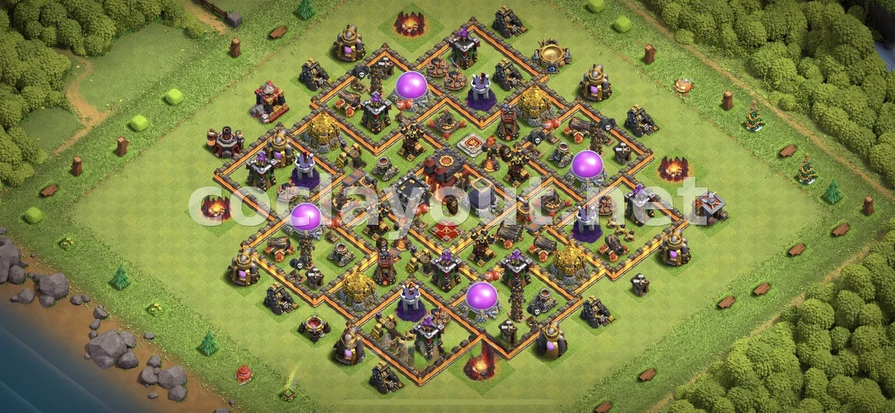 TH10 Efficient Farming Base Design – TH10 layout preview