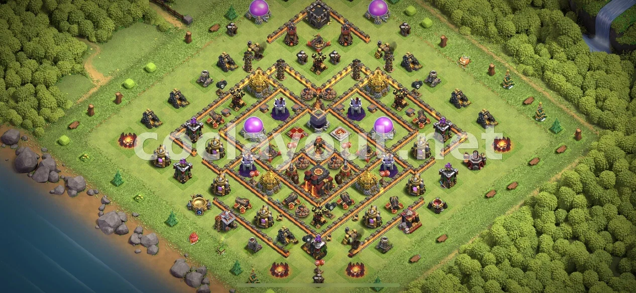 Strong TH10 Farming Base Layout – TH10 layout preview