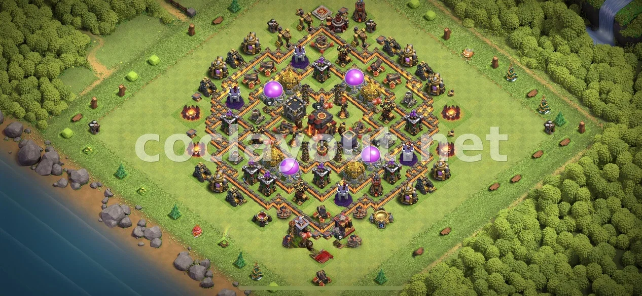 TH10 Farming Base Layout #76 – TH10 layout preview