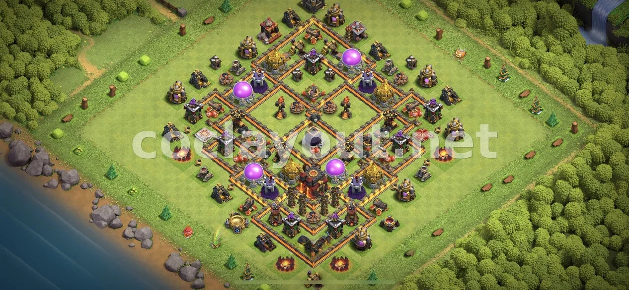 Top Farming Base Layout for TH10 – TH10 layout preview