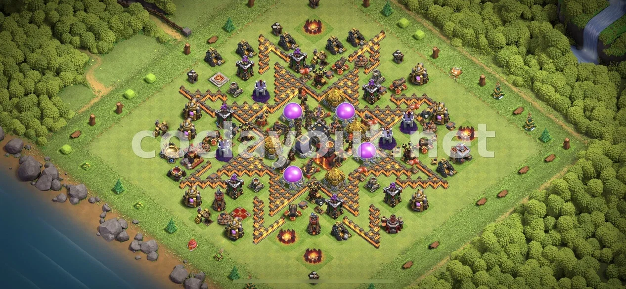 Effective TH10 Farming Base – TH10 layout preview