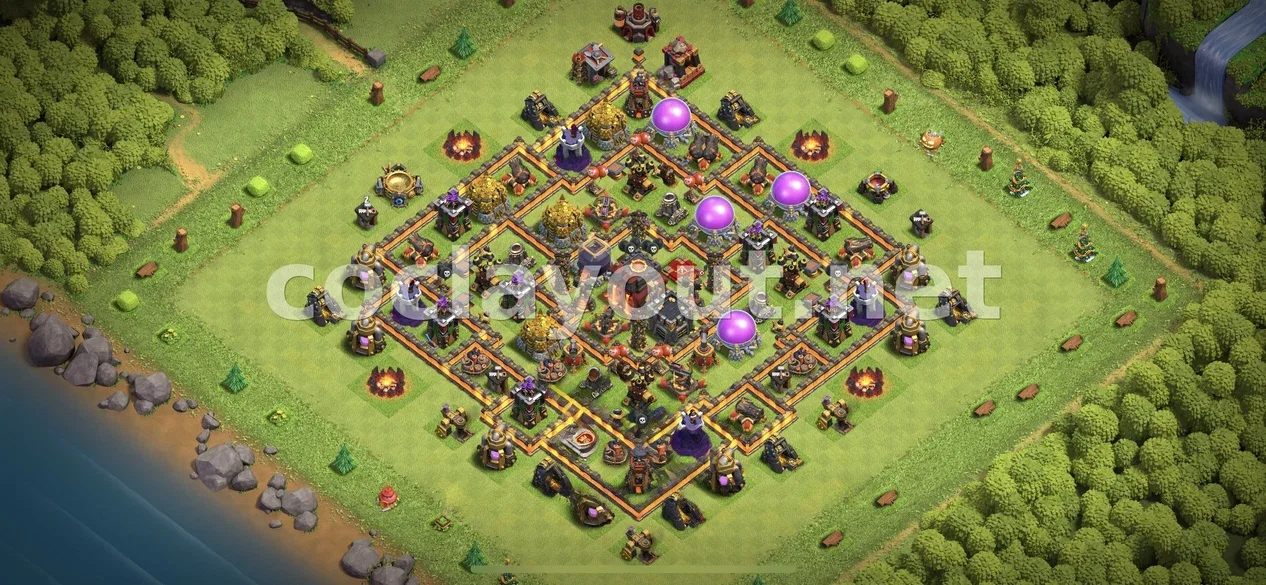 TH10 Farming Base Layout – TH10 layout preview