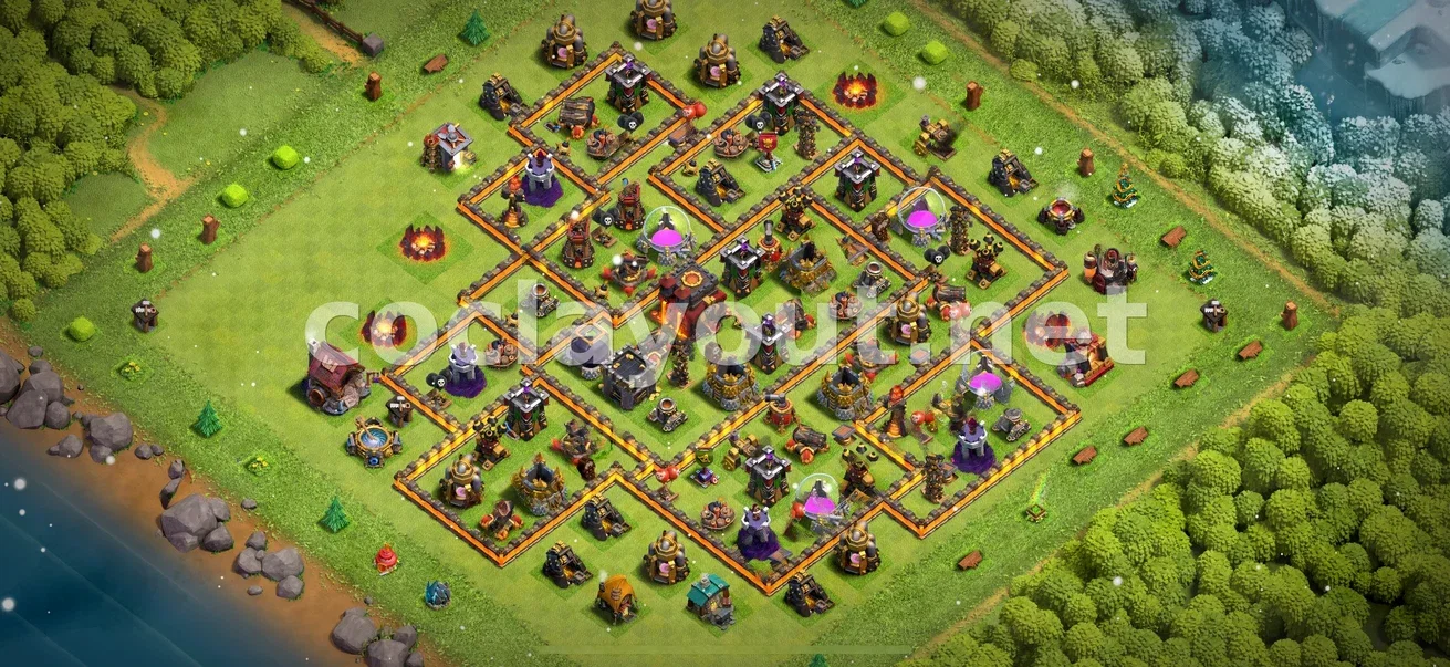 Top TH10 Farming Base Layout – TH10 layout preview