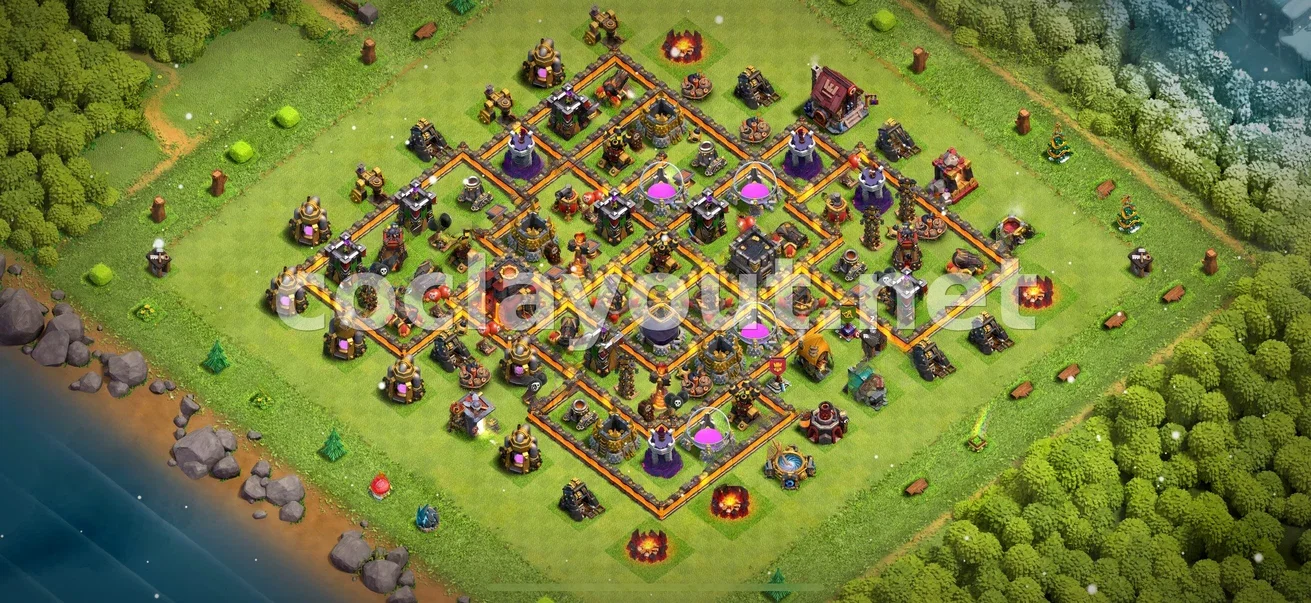 Top TH10 Farming Base Layout – TH10 layout preview