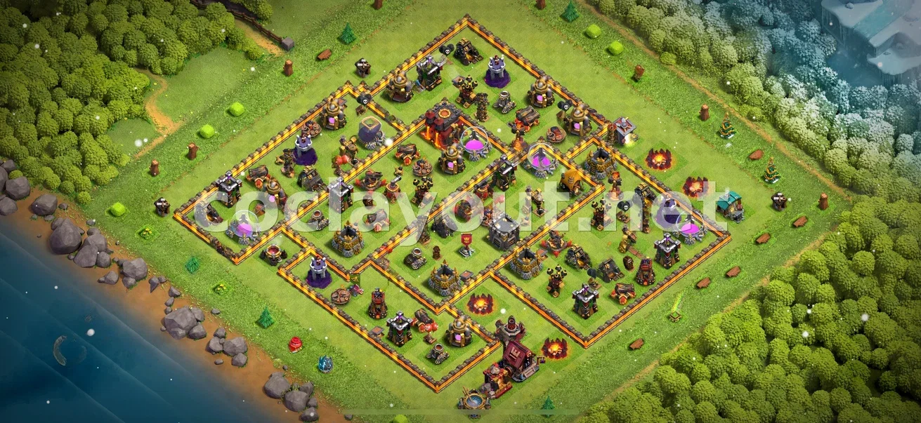 Effective TH10 Farming Base Layout – TH10 layout preview