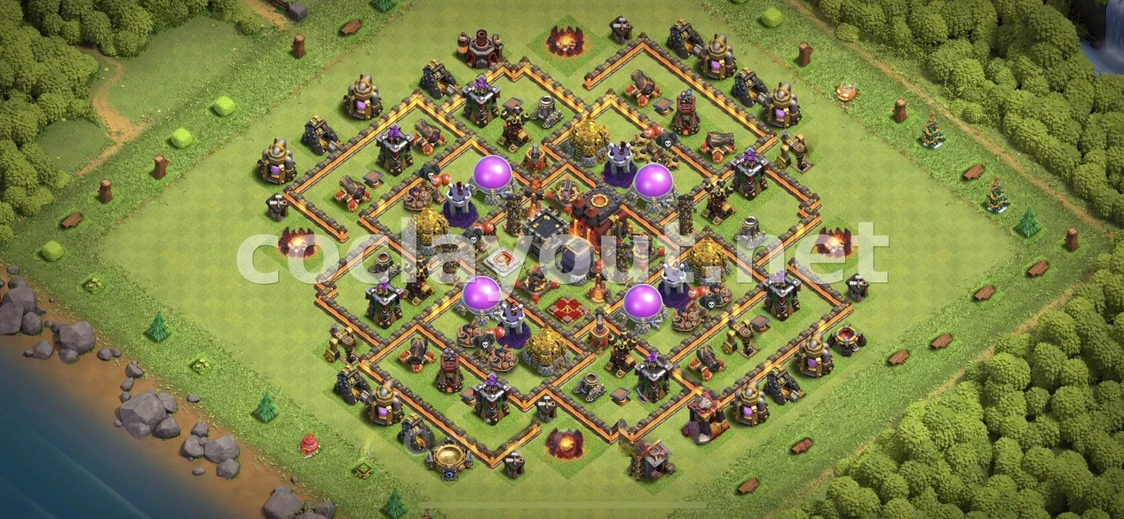 Top TH10 Farming Base Layout – TH10 layout preview