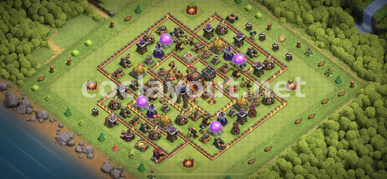 Effective TH10 Farming Base Layout – TH10 layout preview