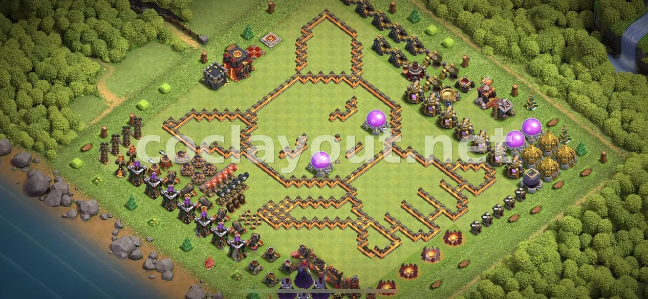 Optimize Your TH10 Hybrid Base Design – TH10 layout preview