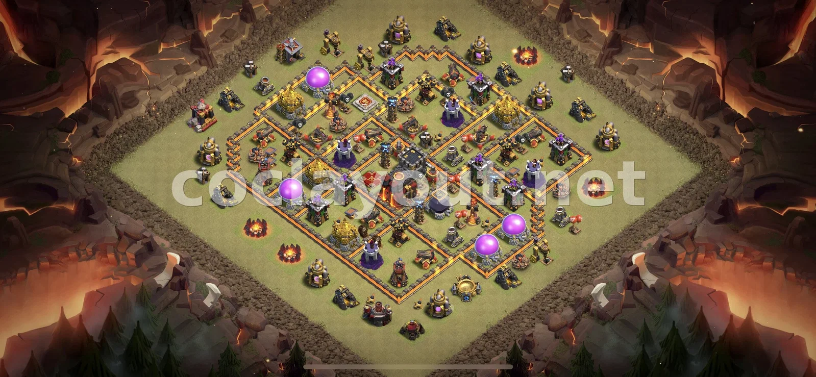 Diseño de guerra TH10 efectivo – vista previa del diseño TH10