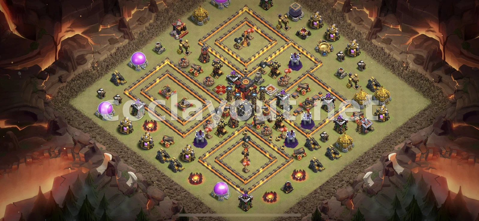 Effective TH10 War Base Layout – TH10 layout preview