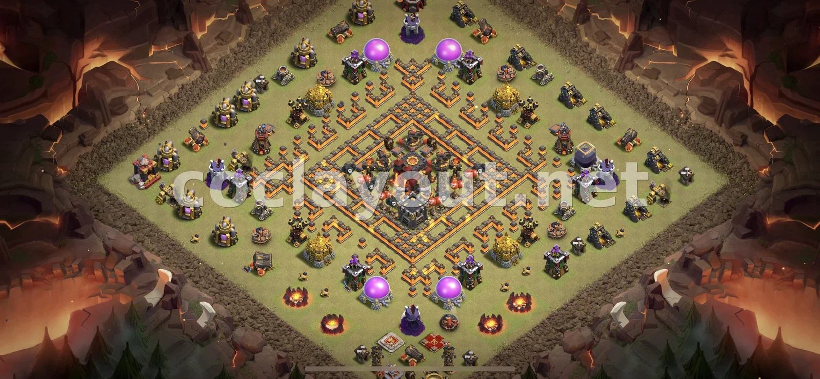 Master TH10 War Base to Dominate Opponents – TH10 layout preview