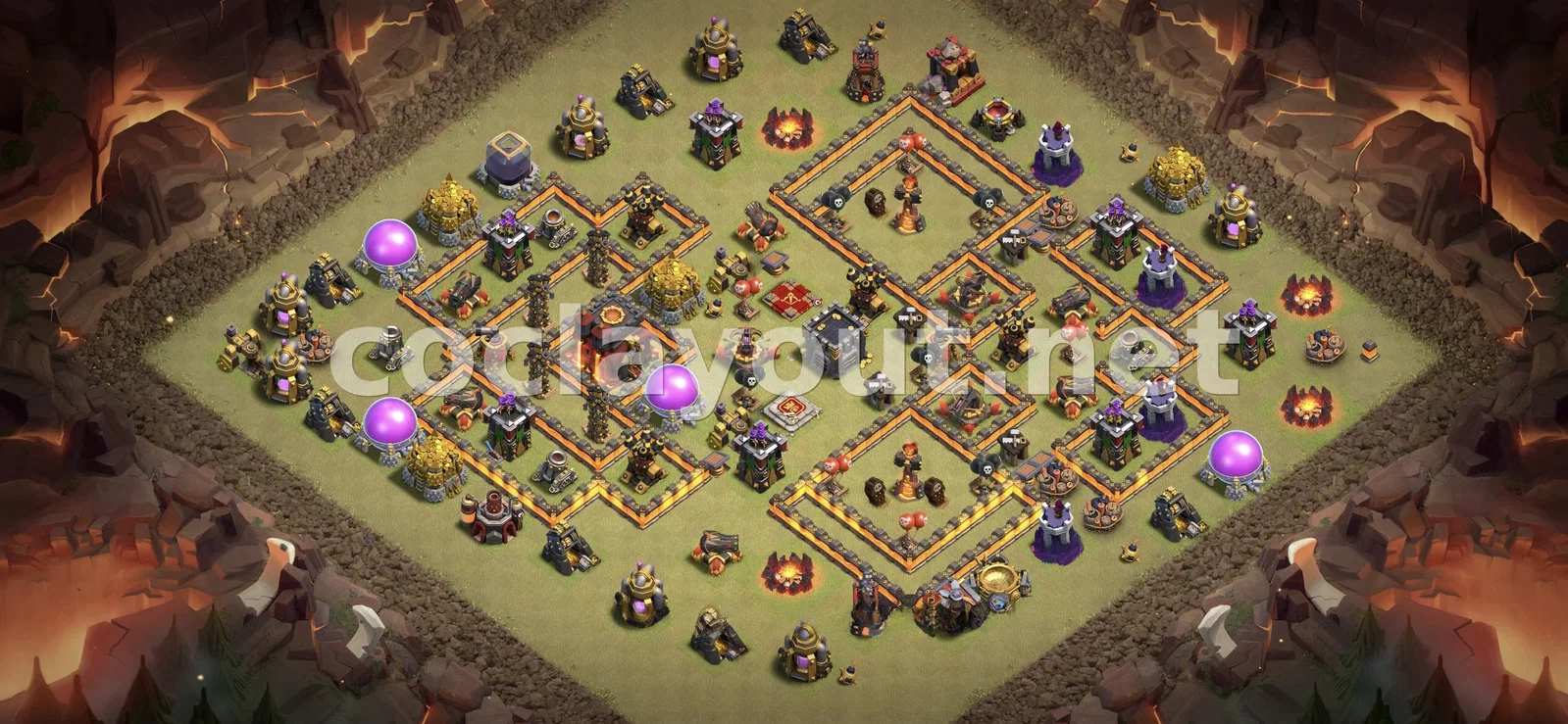 Diseño de Guerra TH10 #113 – vista previa del diseño TH10