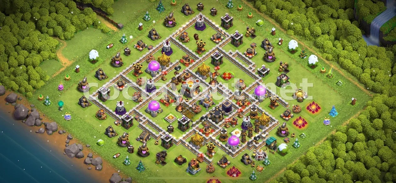 Effective TH11 Hybrid Base – TH11 layout preview