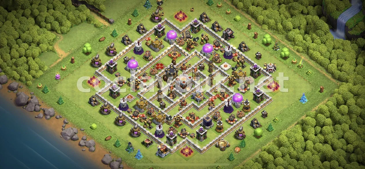 Strong TH11 Hybrid Base Layout – TH11 layout preview