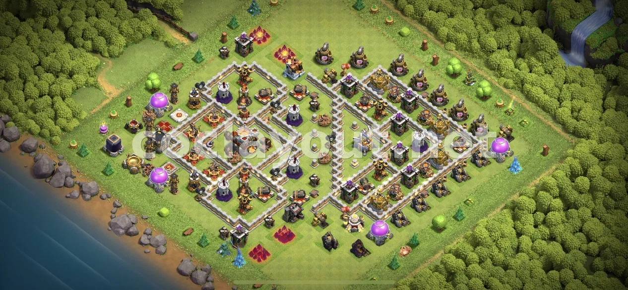 高效的TH11混合阵型 – TH11 布局预览