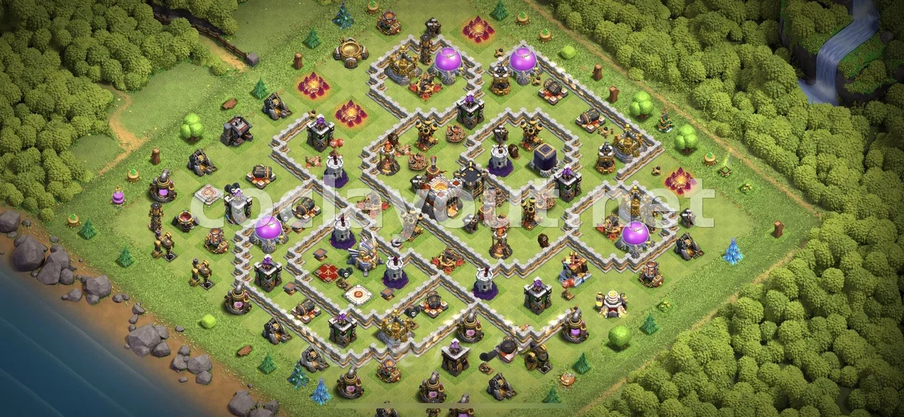 TH11 村庄混合阵型 – TH11 布局预览