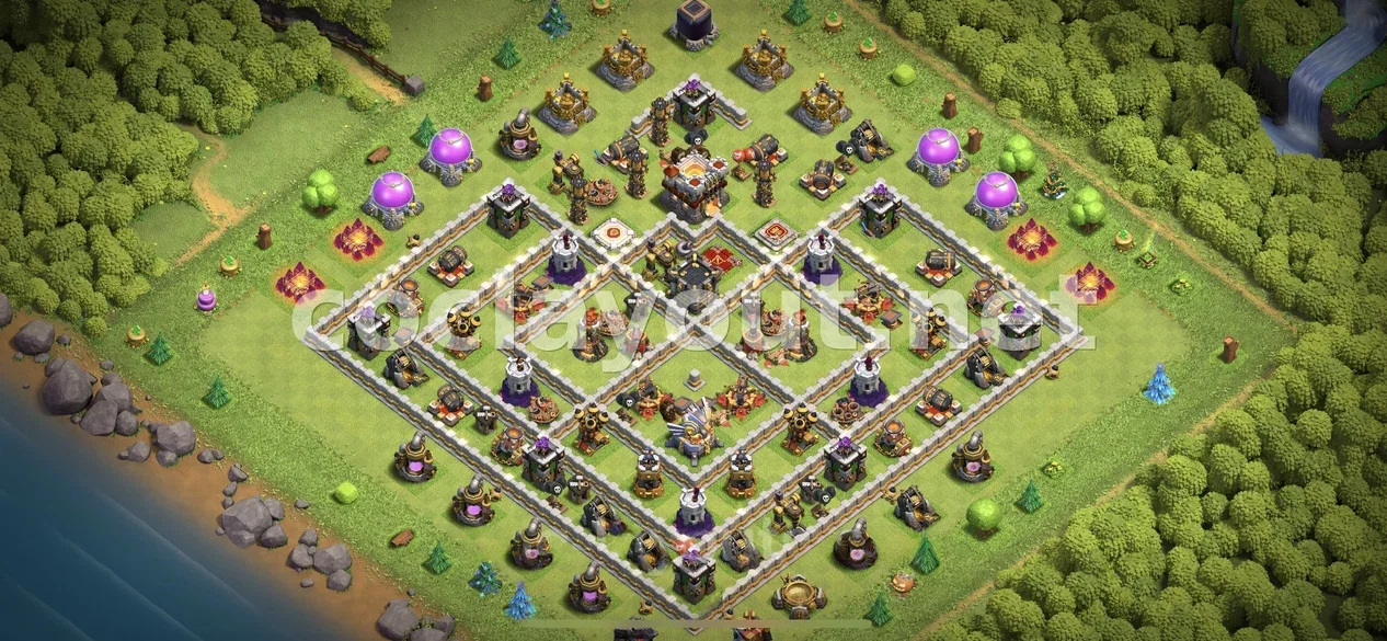 高效的TH11混合阵型 – TH11 布局预览