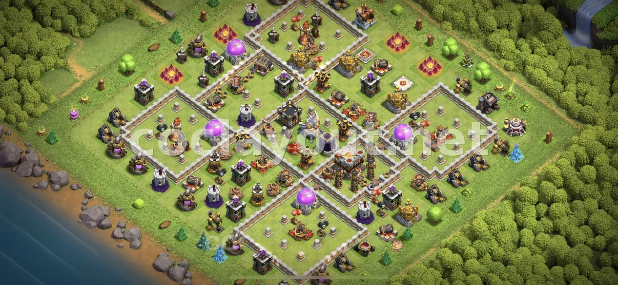 Diseño de Farming Efectivo TH11 – vista previa del diseño TH11
