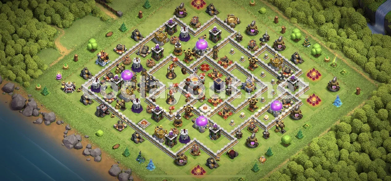 Diseño de Farming para TH11 – vista previa del diseño TH11