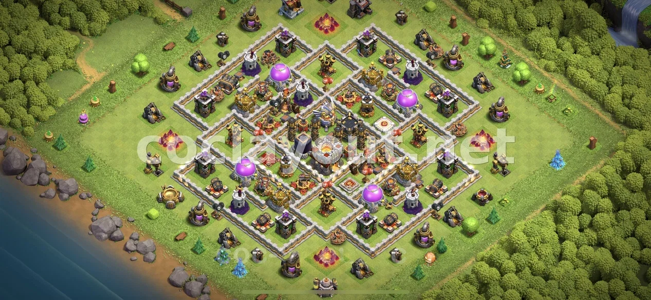 Diseño de Farming TH11 #45 – vista previa del diseño TH11