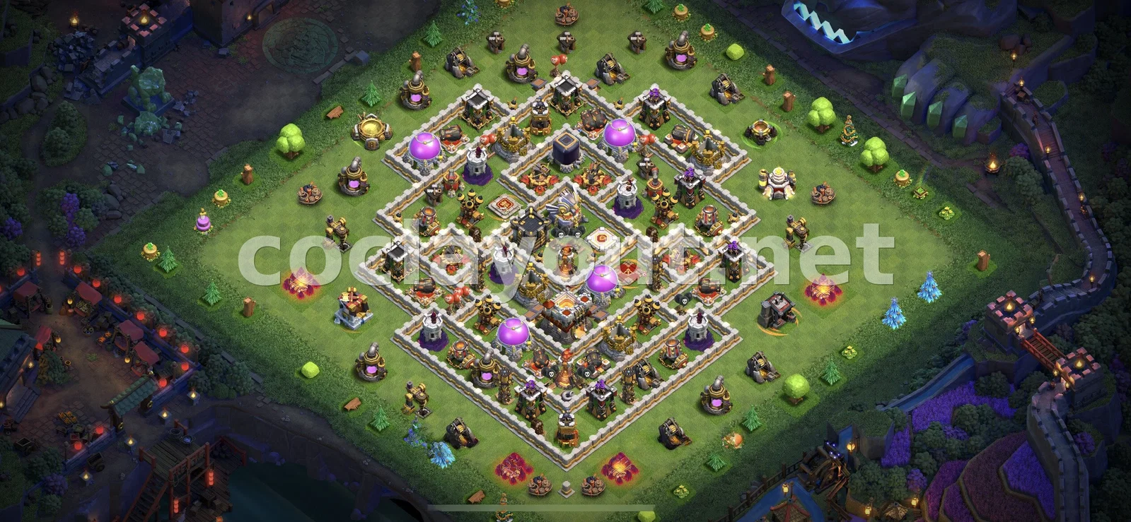 Base de Farming TH11 #26 – previsualització del disseny TH11