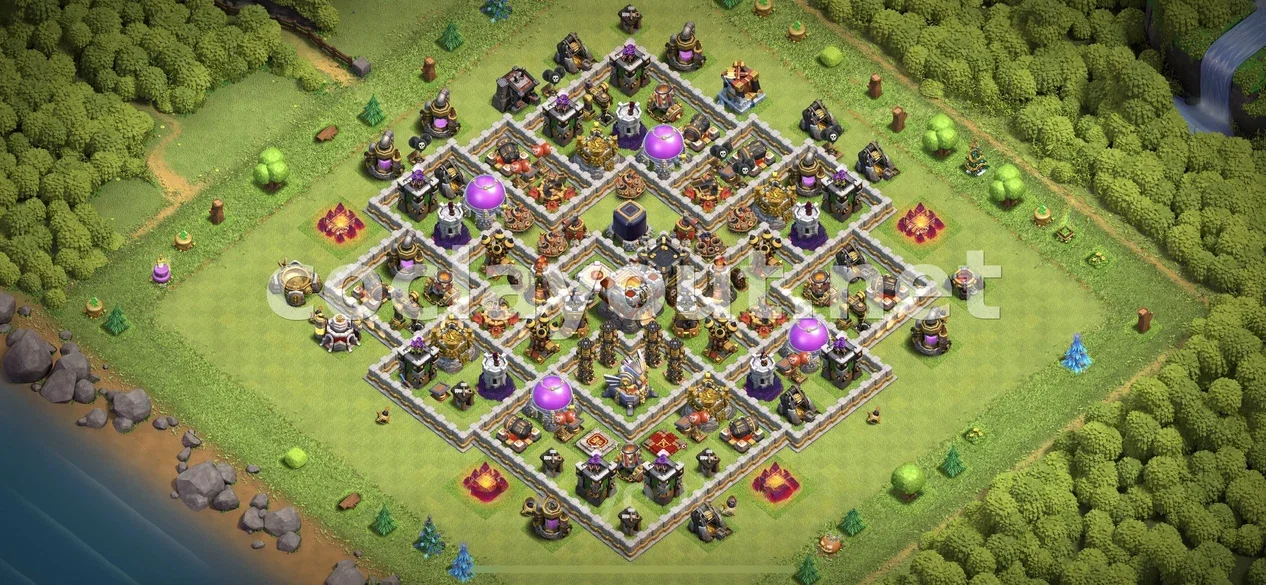 Protege tus recursos con el diseño de farming TH11 – vista previa del diseño TH11