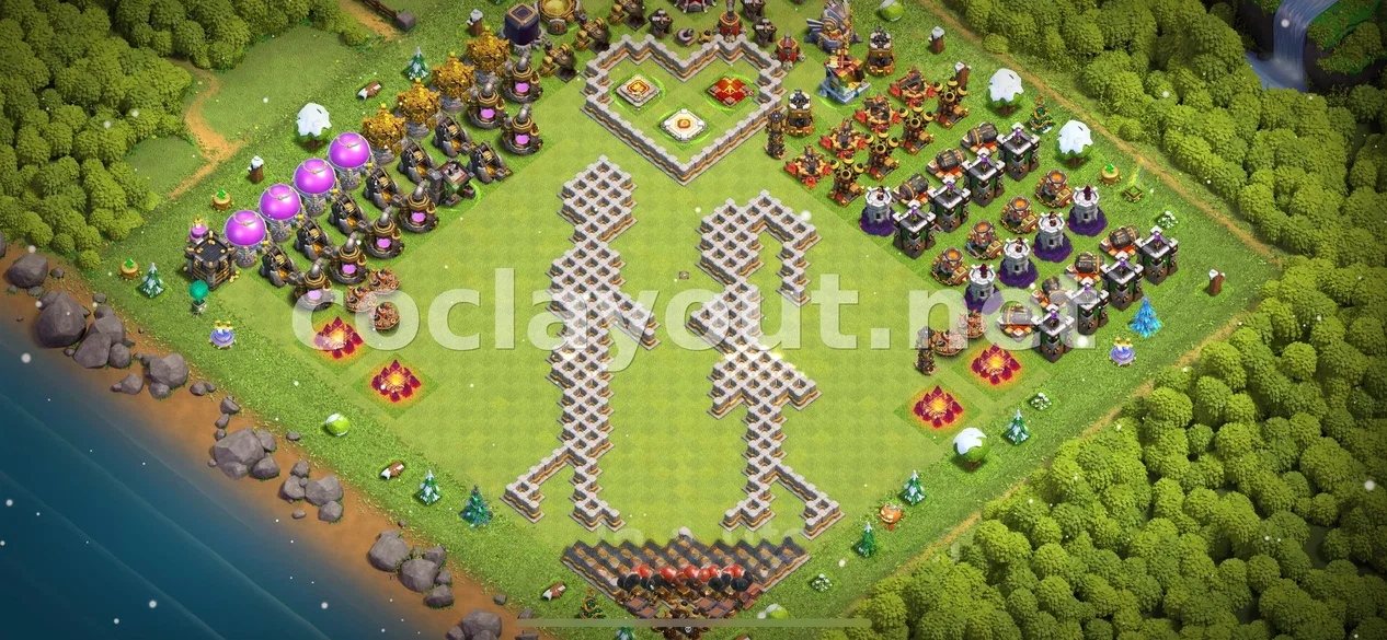Effective TH11 Hybrid Base Strategies – TH11 layout preview