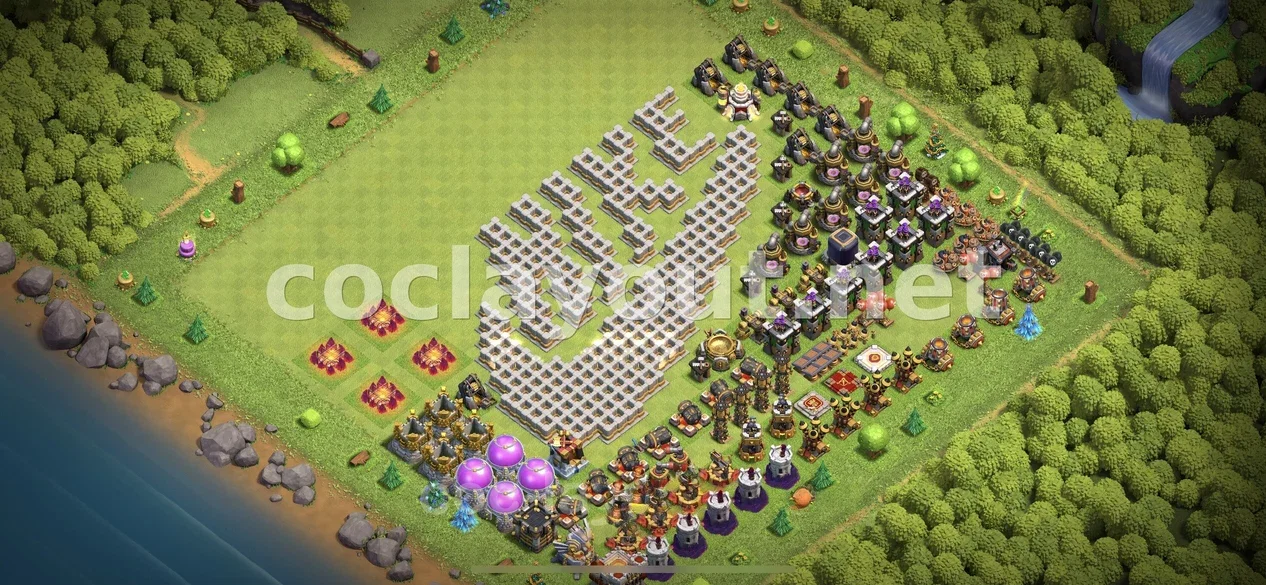 TH11 混合阵型 #124 – TH11 布局预览