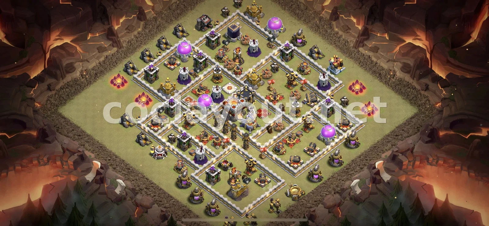 Base de Guerre TH11 #197 – aperçu du plan TH11
