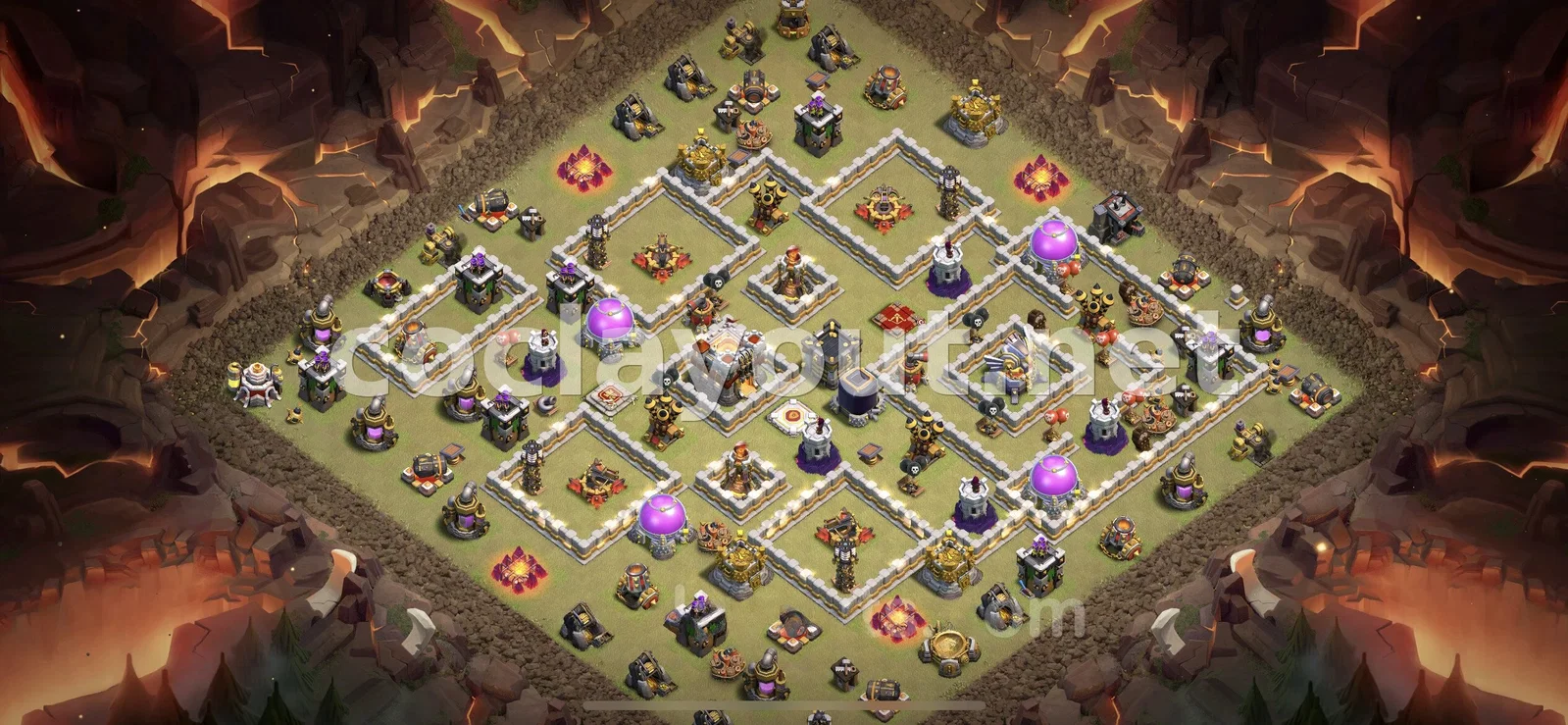 Base de Guerre TH11 #187 – aperçu du plan TH11
