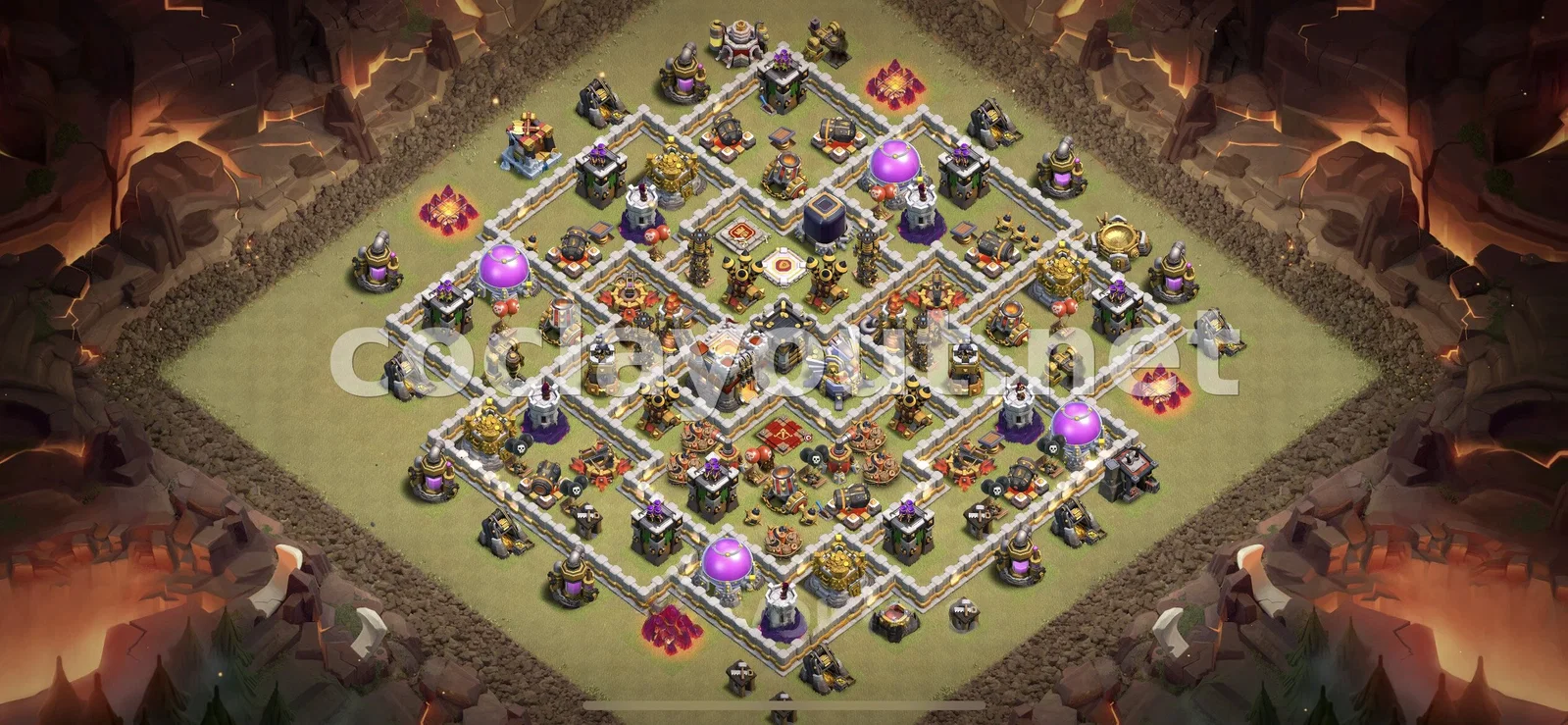 Optimisez votre stratégie avec cette base de guerre TH11 – aperçu du plan TH11