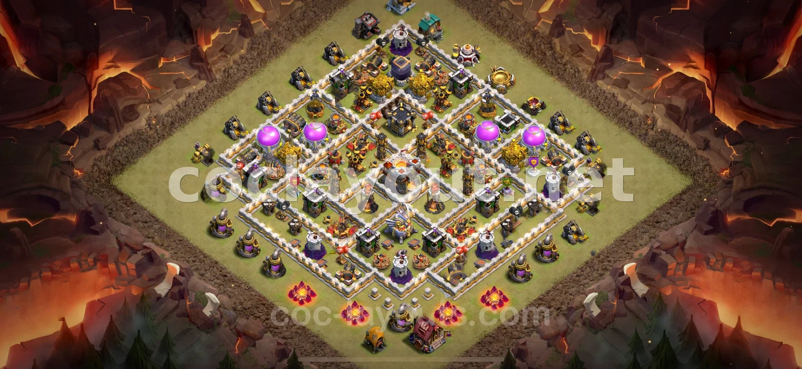 प्रभावी TH11 वॉर बेस साझा करें – TH11 बेस डिज़ाइन प्रीव्यू