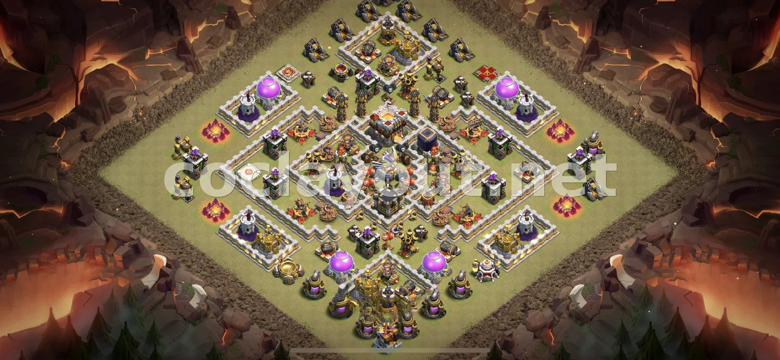 Стратегическая База для Войны TH11 – превью расстановки TH11