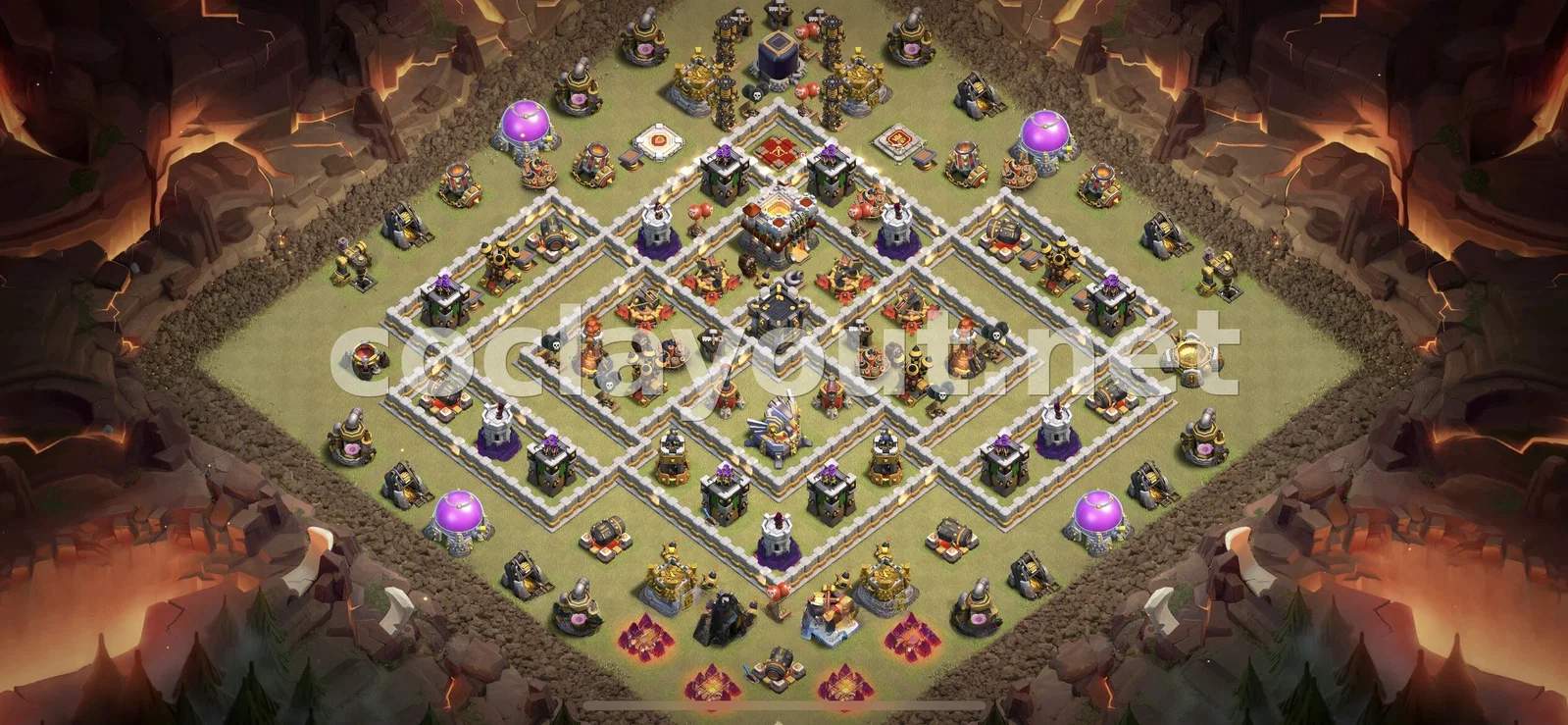 Стратегическая База для войны TH11 – превью расстановки TH11