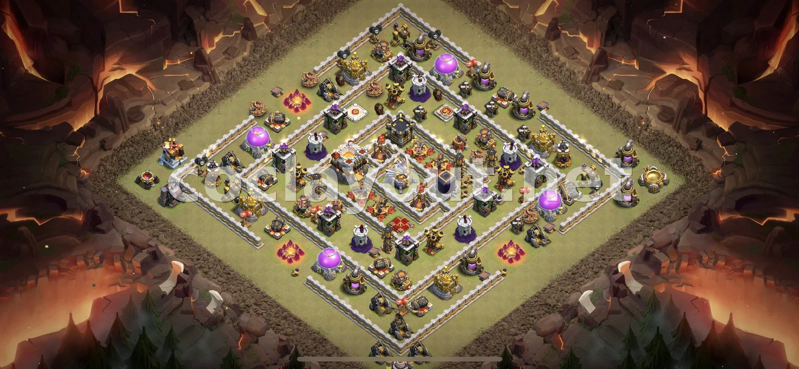 Stratégie de base de guerre TH11 efficace – aperçu du plan TH11
