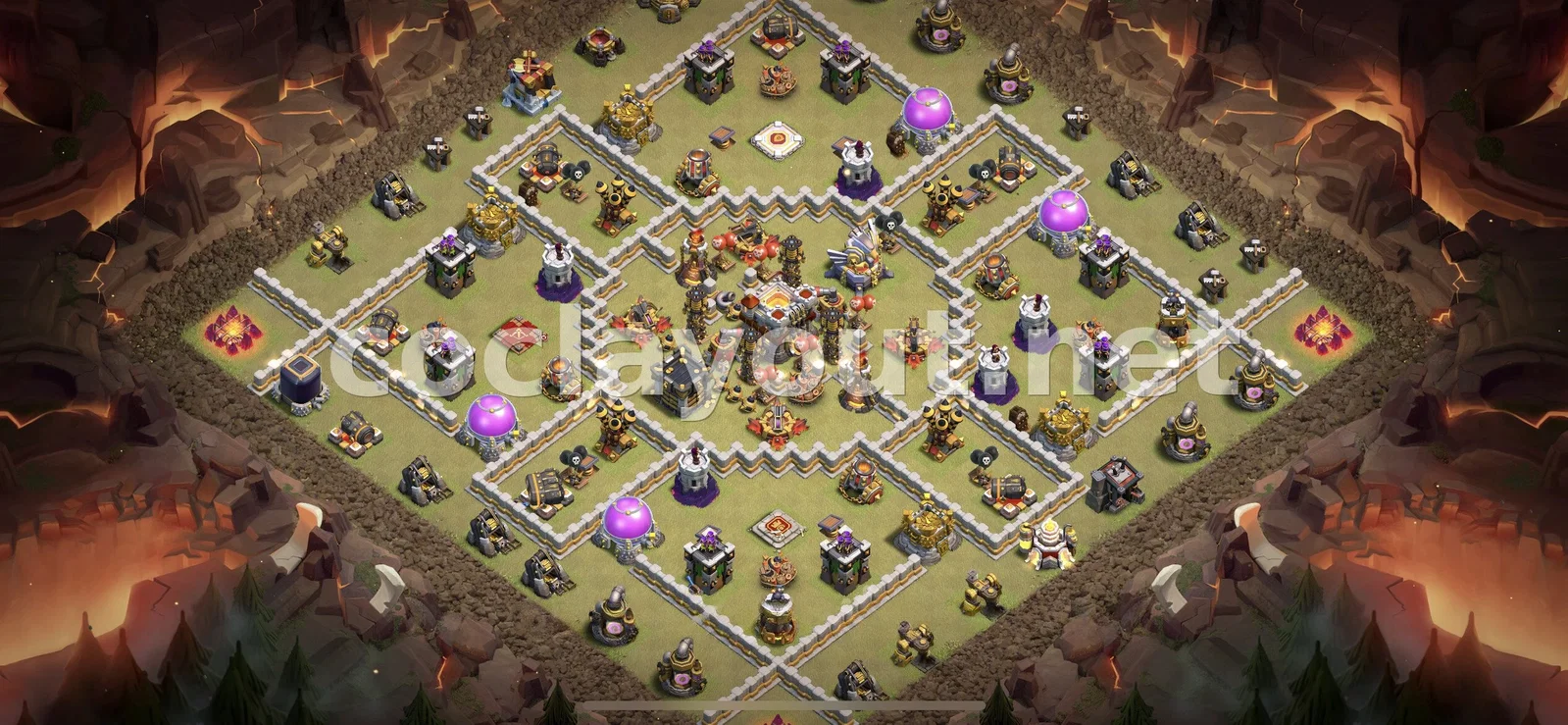 Стратегическая база для войны TH11 – превью расстановки TH11