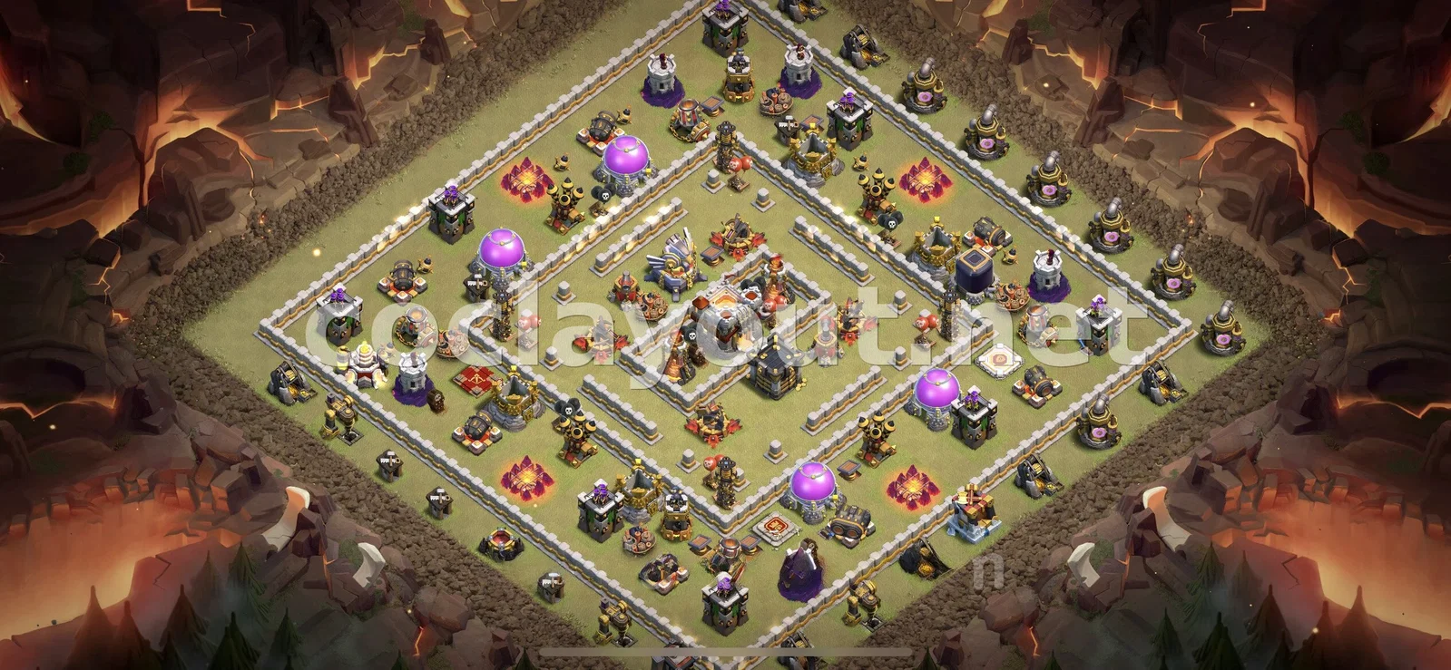 قاعدة حرب TH11 فعالة – معاينة تصميم TH11