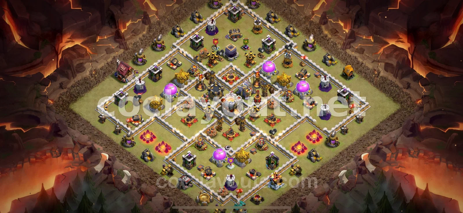 استراتيجية قاعدة حرب TH11 – معاينة تصميم TH11