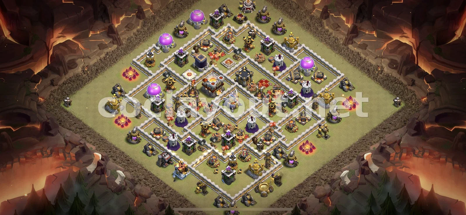 Stratégie de base de guerre TH11 efficace – aperçu du plan TH11