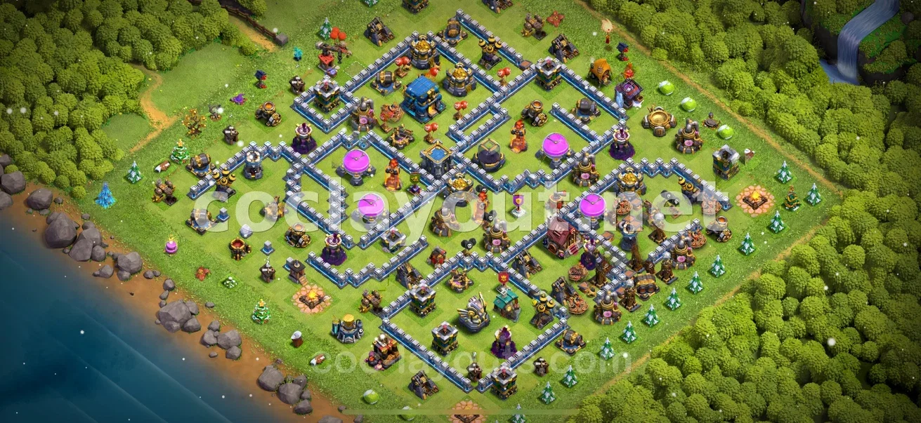 Enhance Your Defense with TH12 Hybrid Base – TH12 layout preview