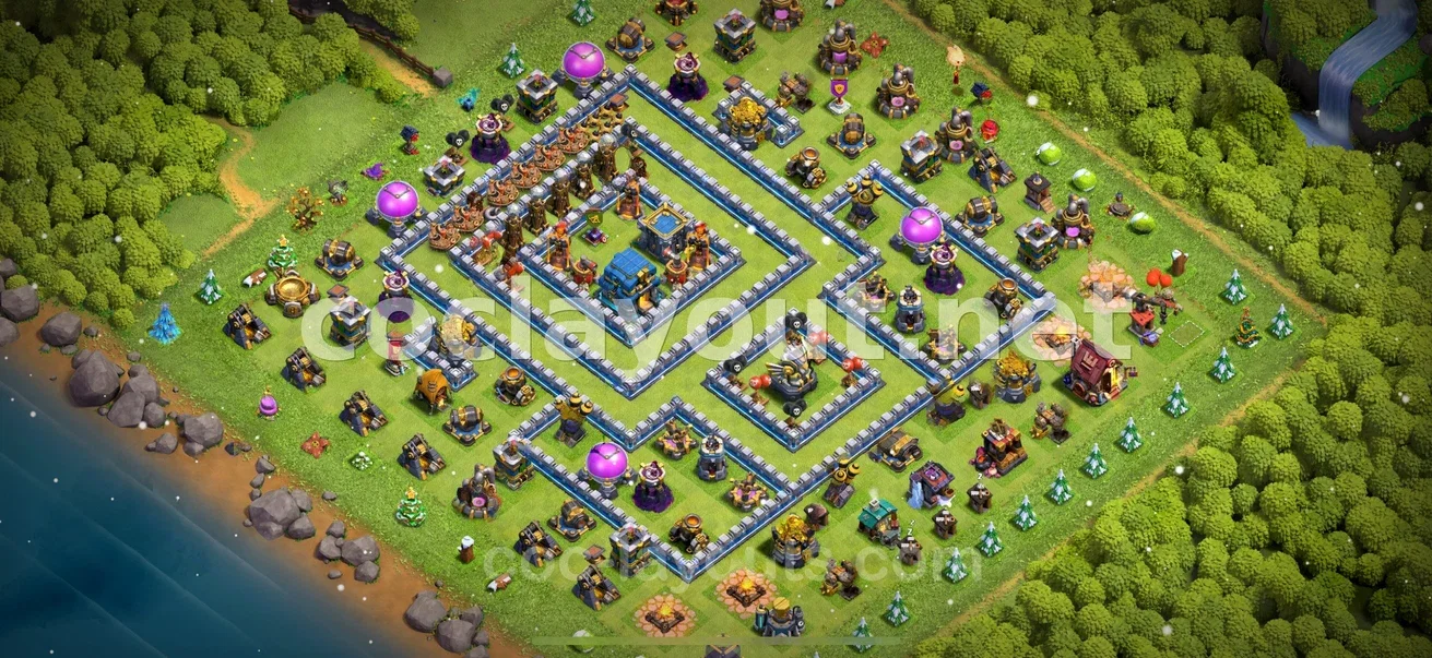 Achieve Success with TH12 Hybrid Base – TH12 layout preview