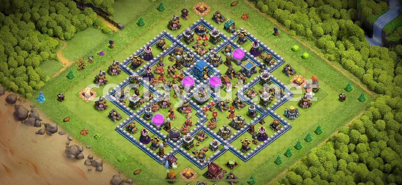 Optimize Your TH12 Hybrid Base Layout – TH12 layout preview