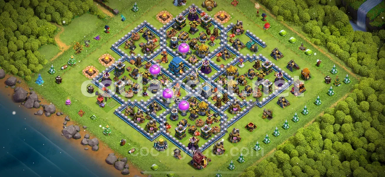 Guide to TH12 Hybrid Base Layout – TH12 layout preview