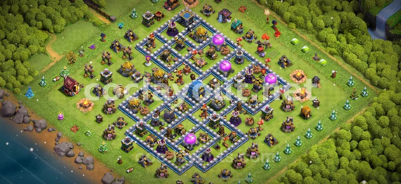 Optimal Hybrid Base for TH12 – TH12 layout preview