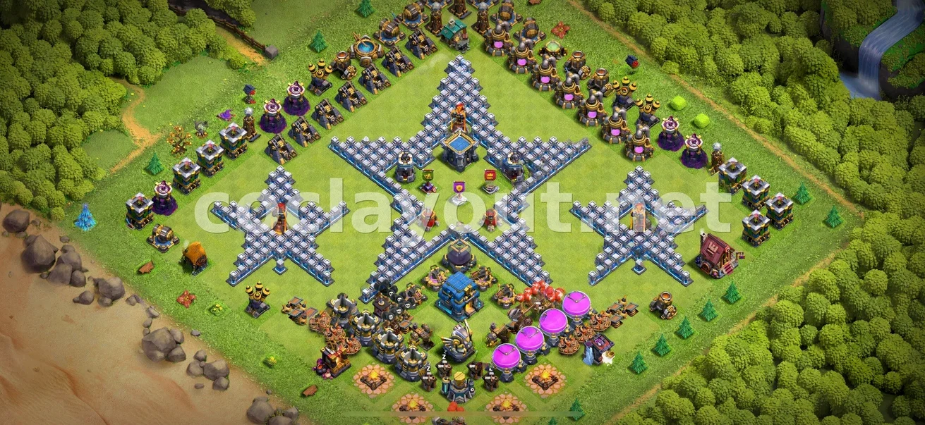 Effective Hybrid Base for TH12 – TH12 layout preview