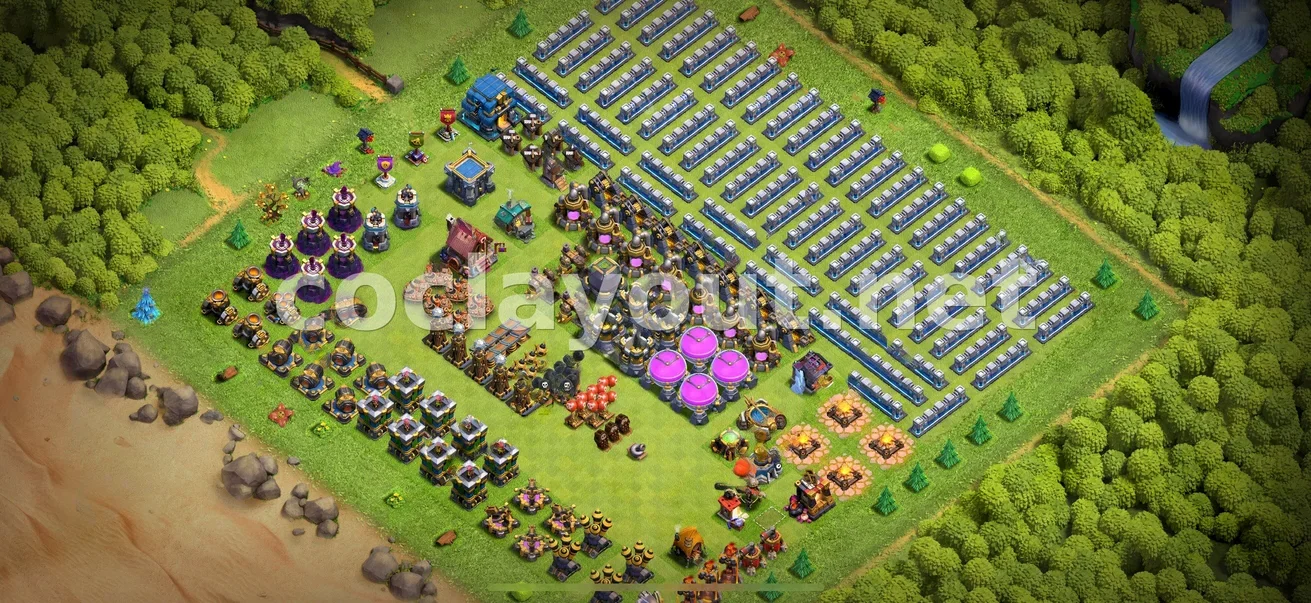 TH12 Hybrid Base Layout – TH12 layout preview
