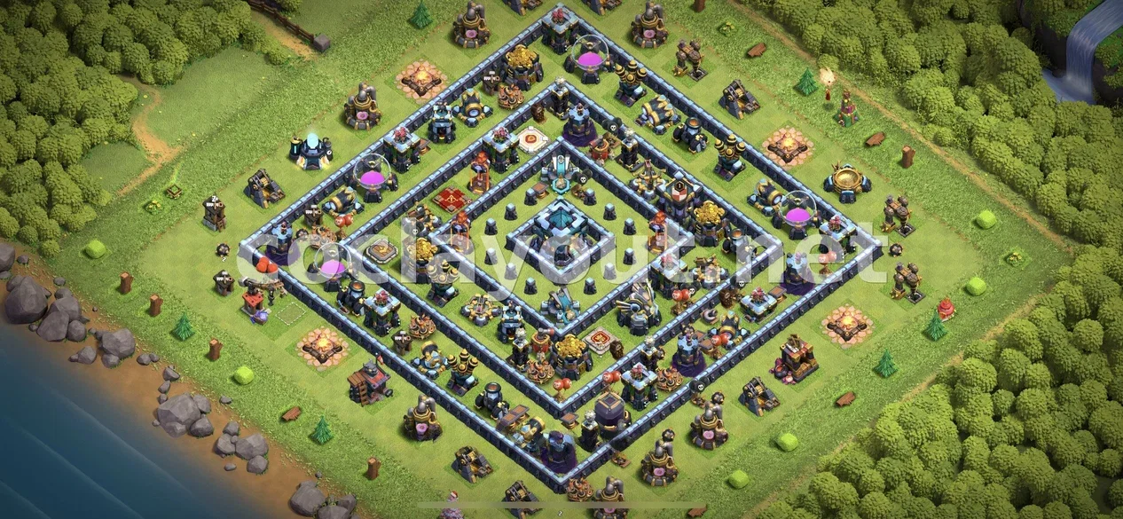 Maximitza els Recursos amb la Base Híbrida TH13 – previsualització del disseny TH13