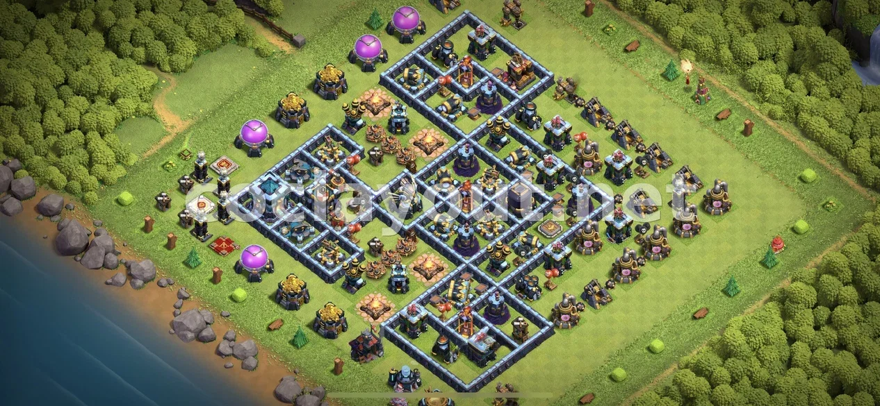 Disseny de base híbrida TH13 eficient – previsualització del disseny TH13