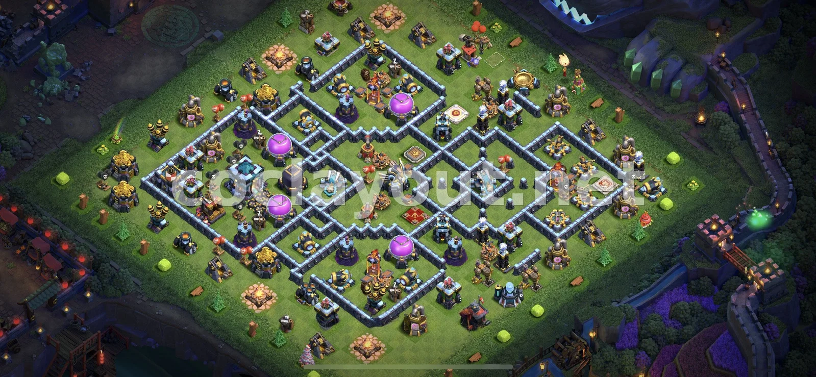 Millora la Teva Defensa amb la Base Híbrida TH13 – previsualització del disseny TH13